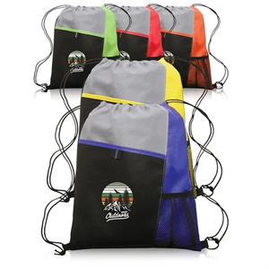 Photo of Mesh Pocket Drawstring Backpacks