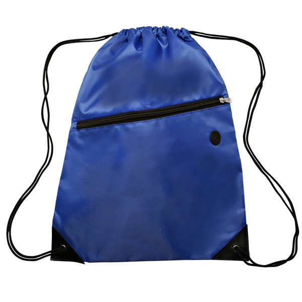 Blue color option for Drawstring Backpacks With Pocket