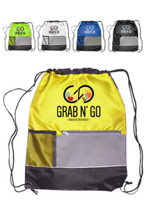 Photo of Front Pocket Drawstring Backpacks
