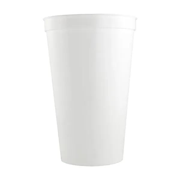 White color option for 22 Oz Stadium Cups