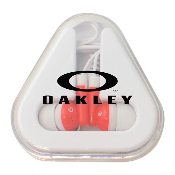 Red color option for Ear Buds With Triangle Case