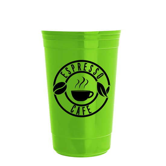 Lime Green color option for The Traveler   16 Oz. Insulated Cup