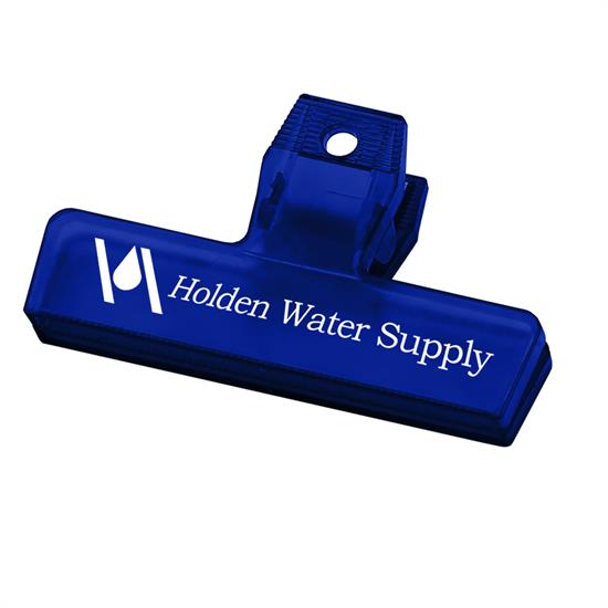 Translucent Blue color option for 4" Bag Clip