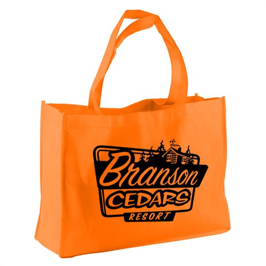 Orange color option for The Carry All   16" Non Woven Tote