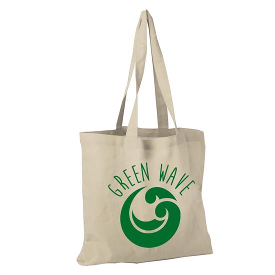 Natural color option for 15" Cotton Totes Natural