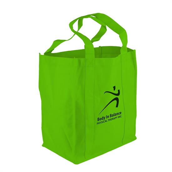 Lime Green color option for The Grocer   Super Saver Grocery Tote