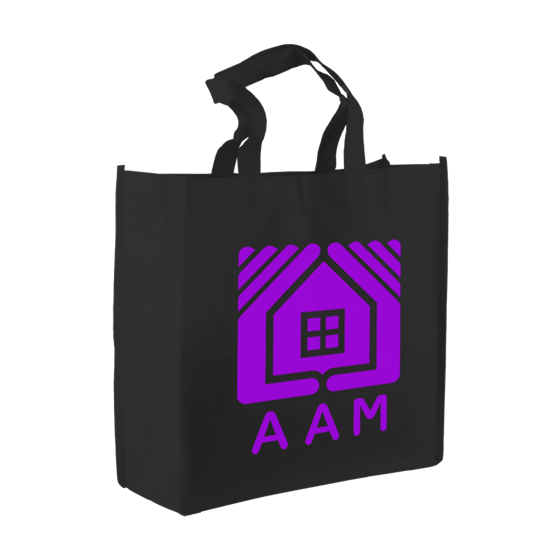 Black color option for The Companion   13" Non Woven Tote