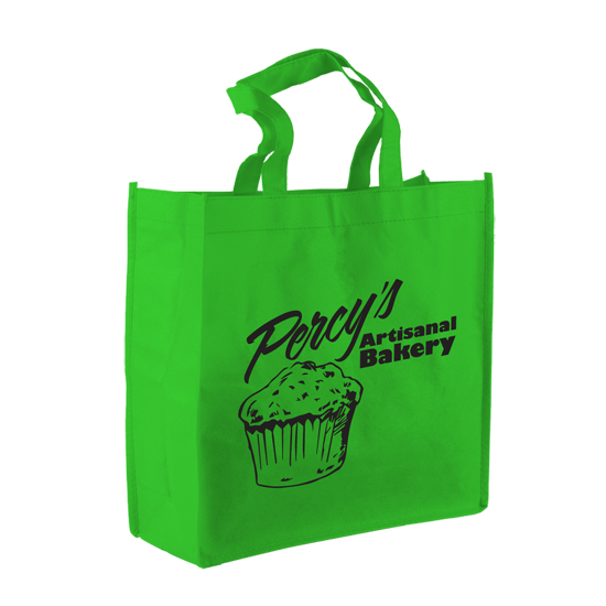 Green color option for The Companion   13" Non Woven Tote