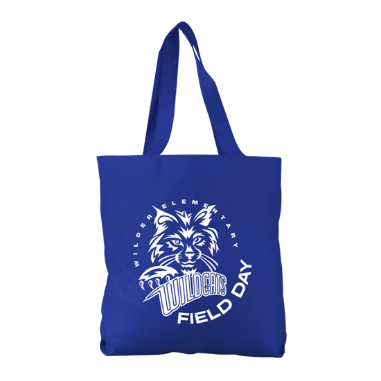 Blue color option for The Economy   13" Non Woven Tote