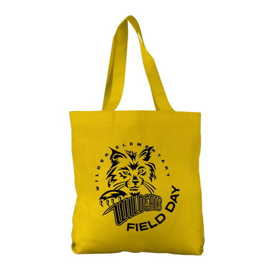 Yellow color option for The Economy   13" Non Woven Tote