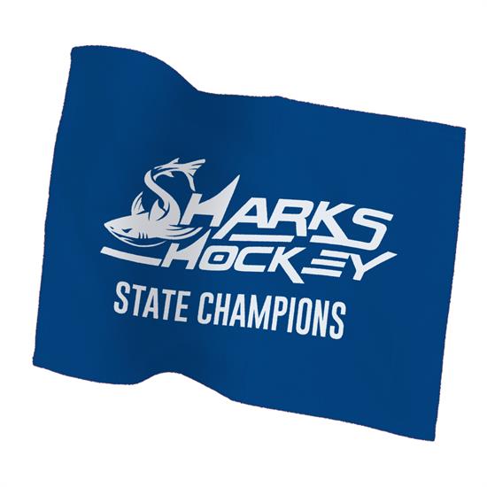 Blue color option for 15" X 18" Rally Towel In Colors