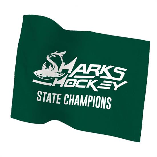 Green color option for 15" X 18" Rally Towel In Colors