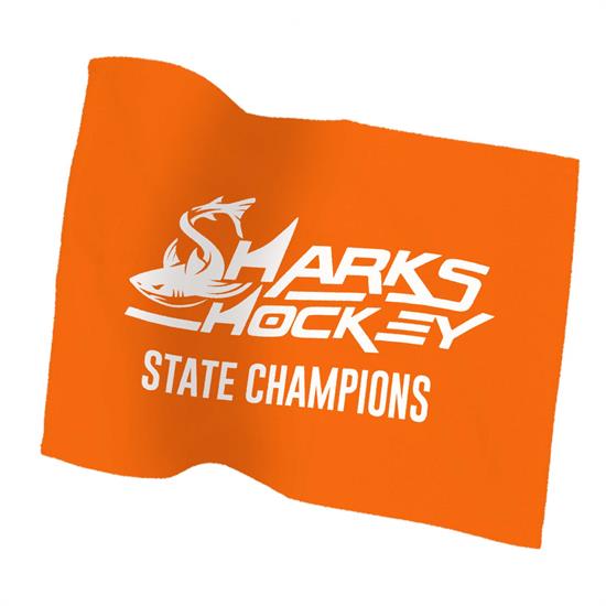 Orange color option for 15" X 18" Rally Towel In Colors