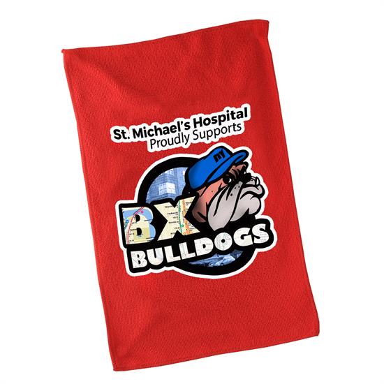 Red color option for Micro Fiber Rally Towel   Colors   Digital