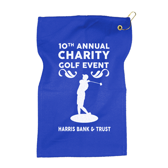Blue color option for Micro Fiber Golf Towel