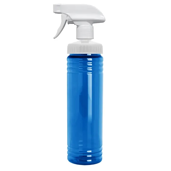 Translucent Blue color option for 24 Oz. Transparent Spray Bottle