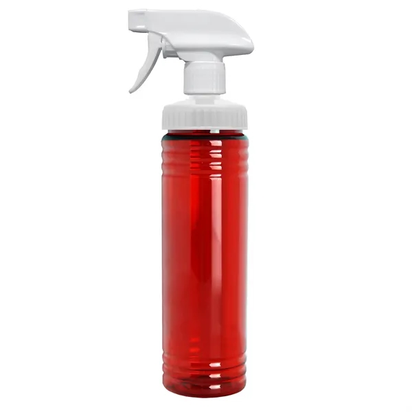 Translucent Red color option for 24 Oz. Transparent Spray Bottle