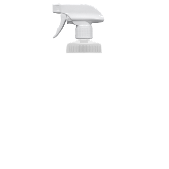 White color option for 24 Oz. Transparent Spray Bottle