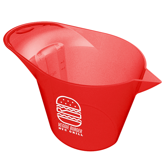Red color option for 8 Oz. Measuring Cup
