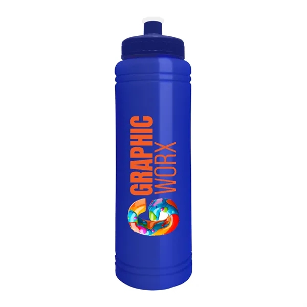Royal Blue color option for Slim Line 25 Oz. Water Bottle With Push Pull Lid