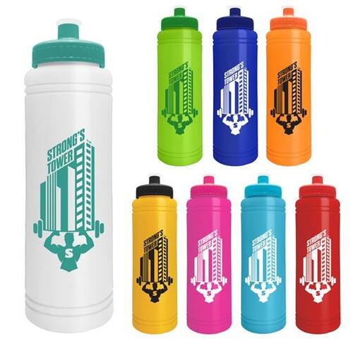 Photo of Slim Line 25 Oz. Water Bottle With Push Pull Lid