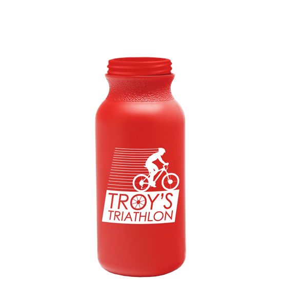 Red color option for The Omni   20 Oz. Bike Bottles With Tethered Push Pull Cap