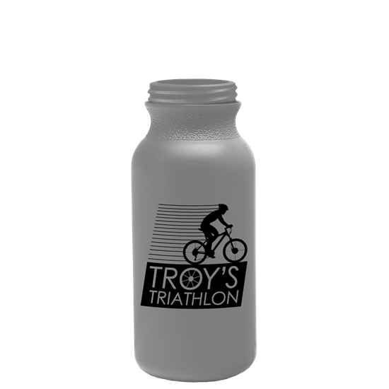 Silver color option for The Omni   20 Oz. Bike Bottles With Tethered Push Pull Cap