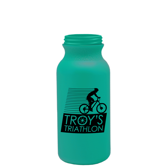 Teal color option for The Omni   20 Oz. Bike Bottles With Tethered Push Pull Cap