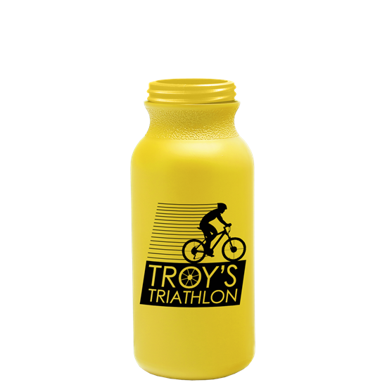 Yellow color option for The Omni   20 Oz. Bike Bottles With Tethered Push Pull Cap