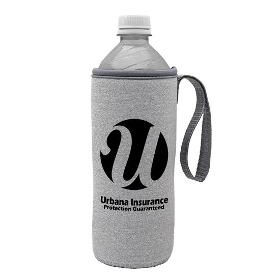 Heather Gray color option for Water Bottle Caddy With Carry Strap