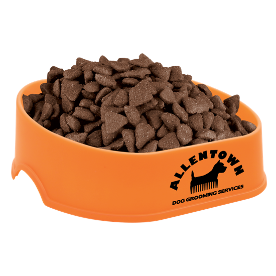 Orange color option for Happy Dog 8" Pet Bowl