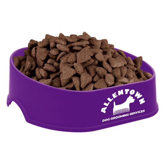 Violet color option for Happy Dog 8" Pet Bowl