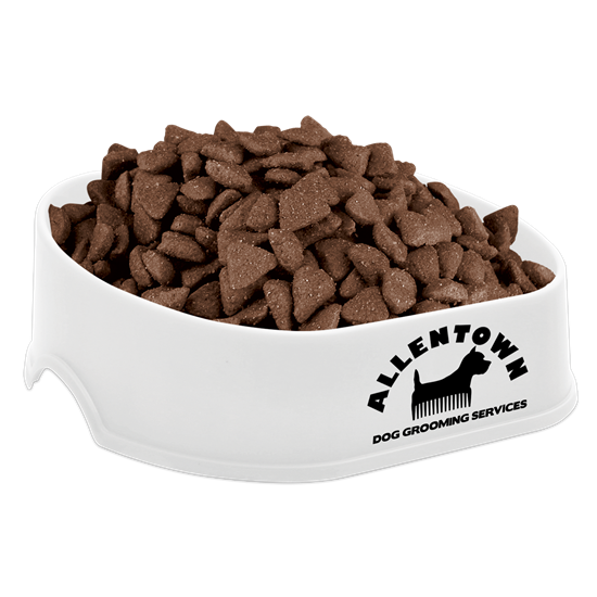 White color option for Happy Dog 8" Pet Bowl