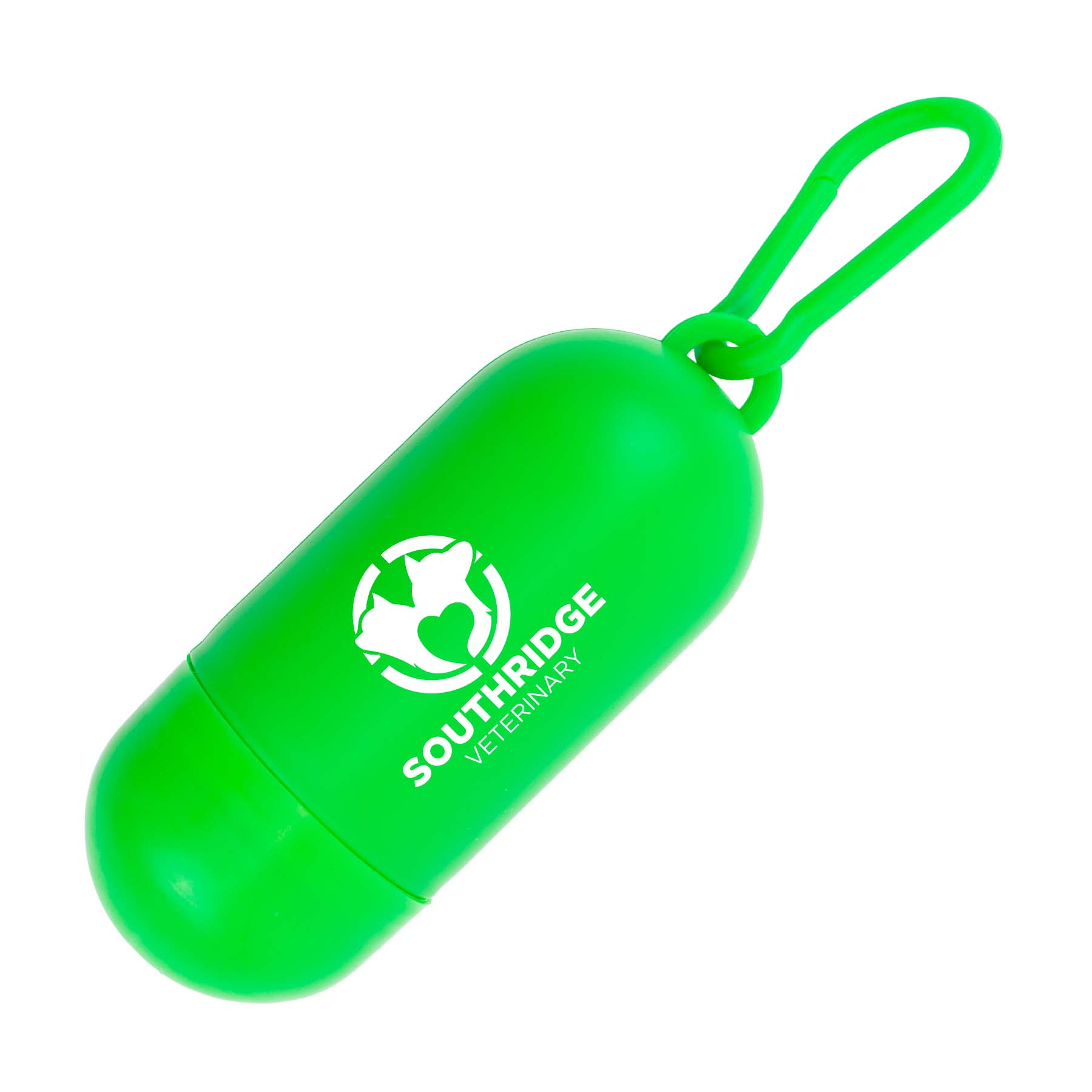 Green color option for Top Tail Pet Waste Bag Dispenser