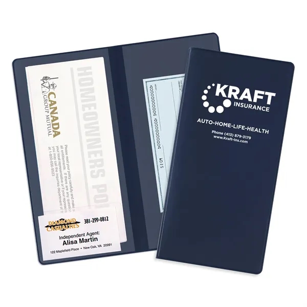 Navy Blue 533 color option for 2 Pocket Policy Wallet