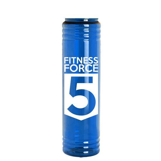 Transparent Blue color option for 32 Oz. Adventure Bottle With Tethered Lid    Made With Tritan™ Re New