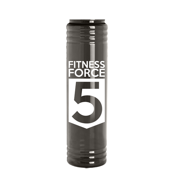 Transparent Smoke color option for 32 Oz. Adventure Bottle With Tethered Lid    Made With Tritan™ Re New