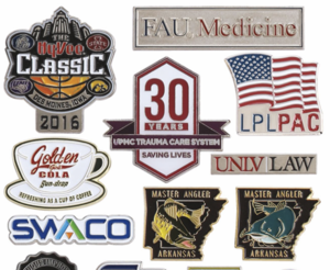 Photo of Die Struck Soft Enamel Pins 1 1/4"