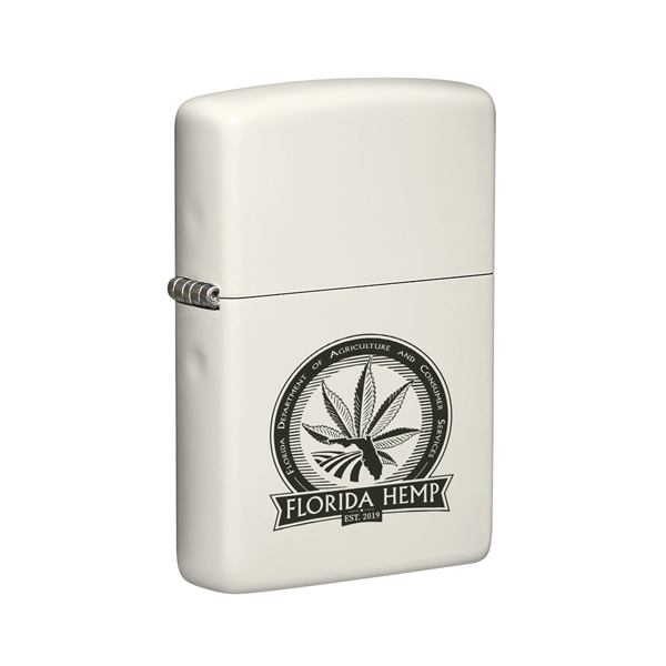 White color option for Glow In The Dark Windproof Zippo® Lighter