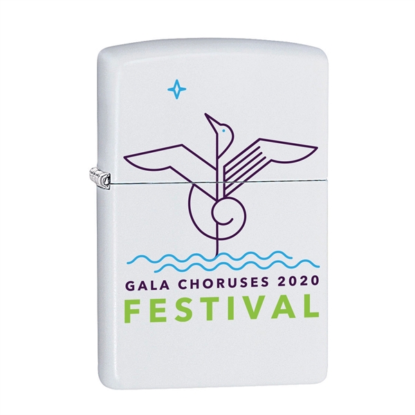 White color option for Matte Color Windproof Zippo® Lighters