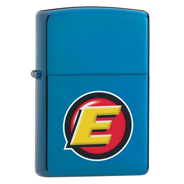 Light Blue color option for High Polish Blue Zippo® Windproof Lighter