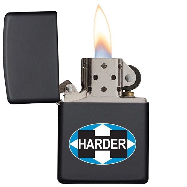 Black color option for Black Matte Windproof Zippo® Lighter