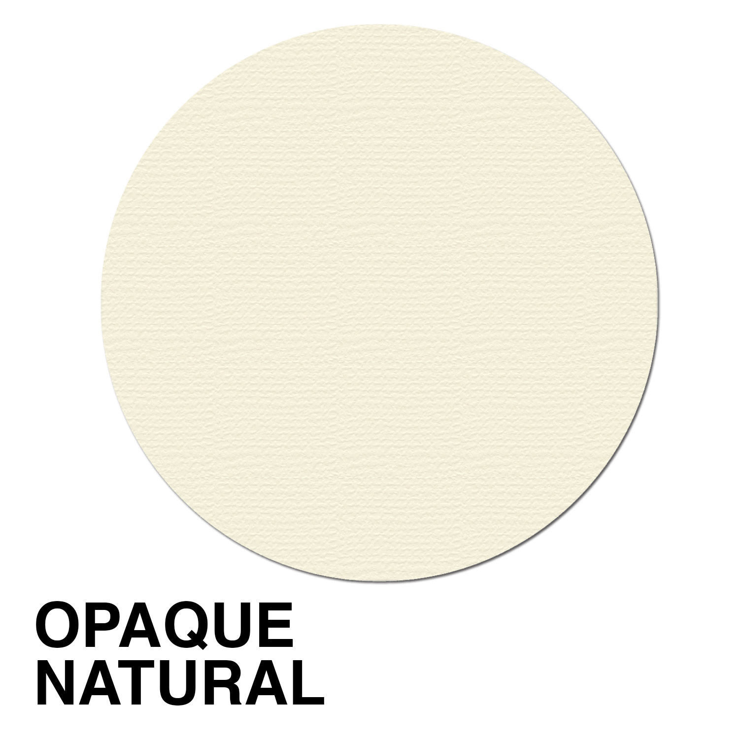 Opaque Natural color option for Eco Coaster Board   Round   Full Color