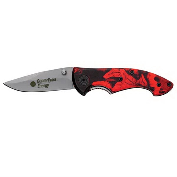 Red color option for Cedar Creek® Redhawk Pocket Knife