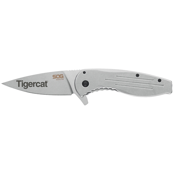 Stainless Silver color option for Sog® Aegis Flk