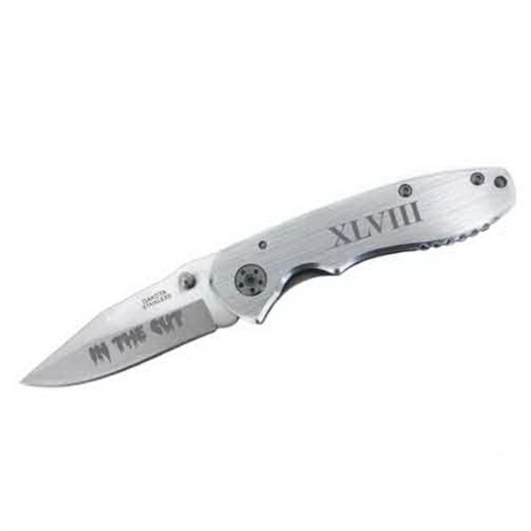 Stainless Steel color option for Cedar Creek® Warhawk Pocket Knife