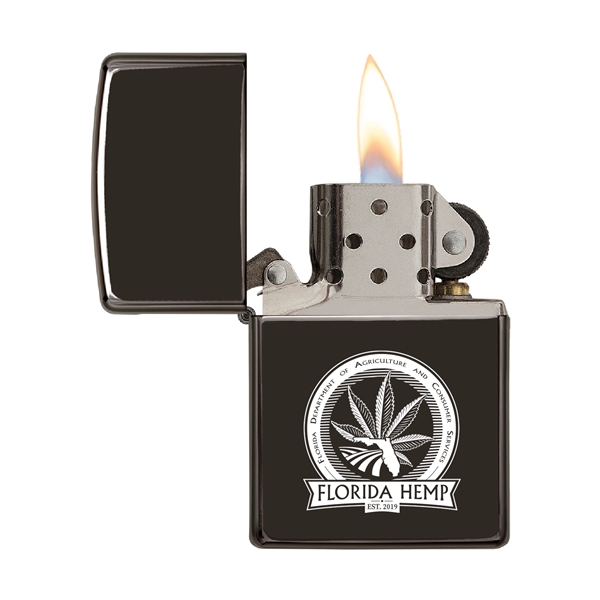 Black color option for High Polish Black Zippo® Windproof Lighter