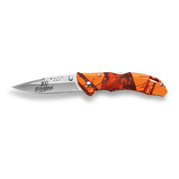 Camouflage Red color option for Buck® Bantam™ Blw Lockback Knife