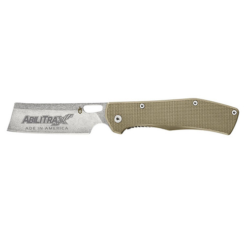 Photo of Gerber® Flatiron Folding Cleaver Knife Desert Tan Handle