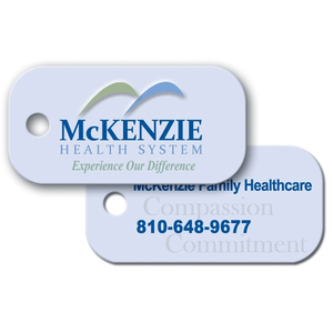 Photo of Key Tag   Medium Rectangle With Rc   Full Color